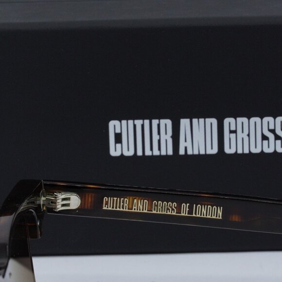 Final Price! Cutler and Gross CG1332S 002 Dark Turtle/Brown Sunglasses - Picture 5 of 9